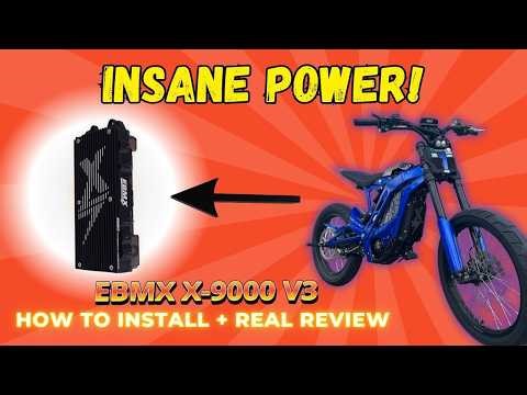 How to Install EBMX X-9000 V3 on E-Ride Pro (INSANE Power Upgrade!) Review + Test + Tutorial