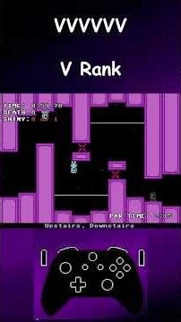 PRECISE VVVVVV TIME TRIAL DEATHLESS ALL TRINKETS (V Rank) #challenge #vvvvvv #gaming #timetrial
