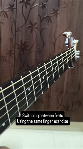 TaskMaster Ji on Instagram: "Reel 3 Beginner leads part 3 Switching frets + strings For more info, please DM #guitarlessonsforbeginners"