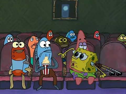 Spongebob Squarepants - Bad breath in the movie theater - Not at all boy - (Funny Scene)
