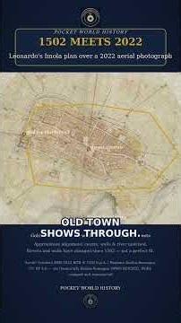 Leonardo Drew a Satellite Map in 1502 — But Was It Accurate? #shorts