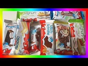 Kinder Pingui vs. Choco Fresh vs. Milch-Schnitte vs. Maxi King vs. Paradiso vs.