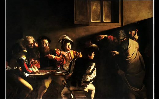 Caravaggio, Calling of Saint Matthew and Inspiration of St. Matthew