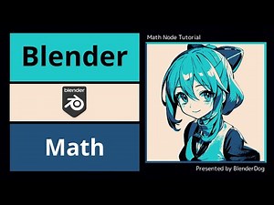 【Blender : Math講座】第31回 : Mathノードの視覚化 (Absolute/Sign/Fraction)