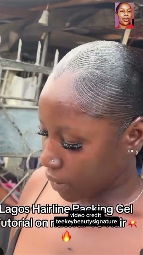Packing gel hairstyle tutorial and transformation #explore #hairtutorial #hairtransformation