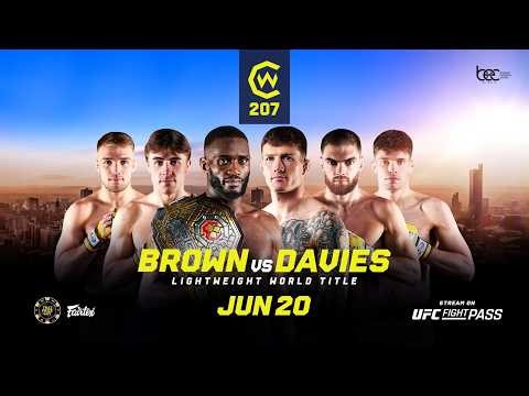 Cage Warriors 207 Manchester | BEC Arena | Saturday, June 20th