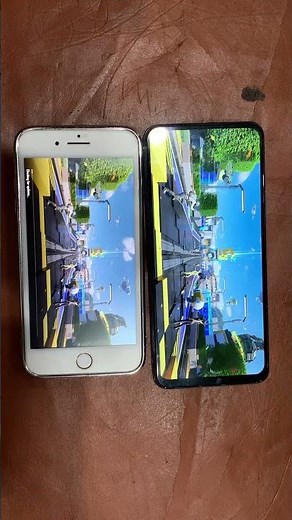 IPhone 7 Plus vs infinix note 7 PUBG test who will win #shorts