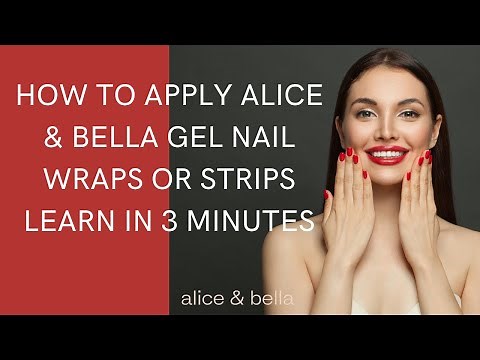 How To Apply Semi-Cured Gel Nail Wraps, Strips, or UV stickers. Quick & Easy Tutorial.