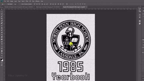 Photoshop: How to create the look of a custom, embossed, silver foil stamp