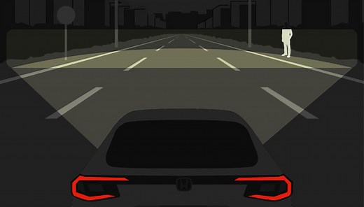 アダプティブドライビングビーム｜テクノロジー｜Honda公式サイト