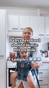 Breastmilk is 50-60% fat, extremely nutrient dense and easy to digest - just like these foods 👉Comment “MASTERCLASS” for my Free baby toddler nutrition gut health class: what kids really need 👉Comment “MILK2MEAT” for a link to my Starting Solids Guide ⭐️ ✅Follow me for link to send Everyone agrees breastmilk is perfect, yet when babies start solids, parents often opt for processed rice cereal or high-sugar fruit and vegetable purées—the complete opposite of breastmilk—without even blinking. I’