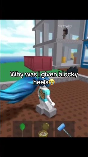 ROBLOX WHY WAS I GIVEN BLOCKY HEELS