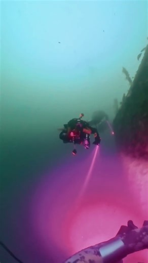 Diving the Jersey Shore | Technical Rebreather Wreck Dive #shorts #shortsfeed