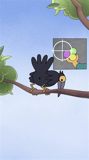 Meet Arnold: An Animated Teasing Adventure with Crows