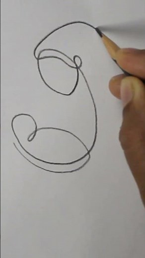 How to draw One line drawing art/ One line drawing Mother and baby/ One line drawing easy😍🤱#oneline