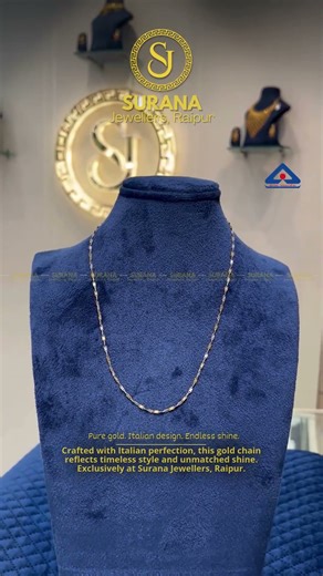 Italian Gold Chain | Timeless Elegance & Premium Craftsmanship | Surana Jewellers Raipur