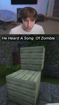 Zombie cantando en Minecraft #minecraft #humor #shorts