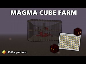 Minecraft Easy AFK Magma Cube/Cream Farm | 1.16+
