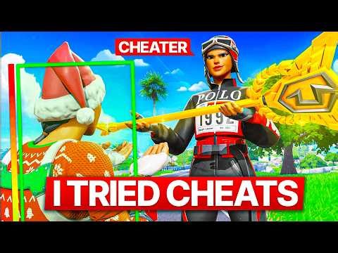 I Downloaded Fortnite Cheats For The First Time... This Was Insane