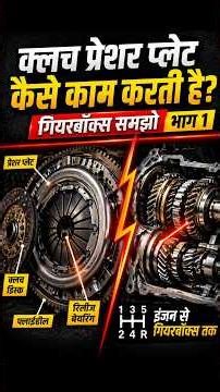 Clutch Pressure Plate | Gearbox | Part-1 #unfold_labs #automobile #tech #facts #hindicar #carseries