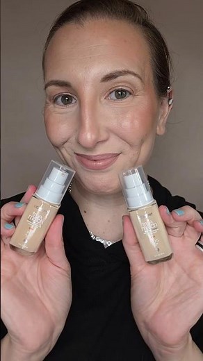 L'Oreal Paris True Match Super-Blendable Foundation in N 0.5 Light & N1 Light shade comparison