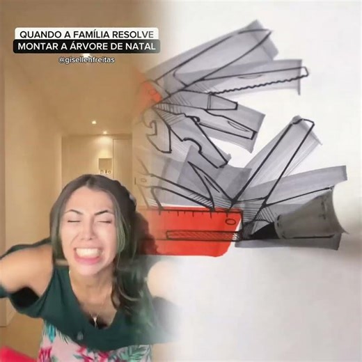 A ÁRVORE DE NATAL DA FAMÍLIA- ‪ gisellehfreitas‬ #comedia #humor #comedy