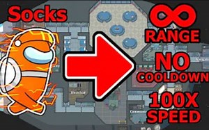 【Among Us游戏】无杀戮冷却时间，无限距离，3倍速度（Socksfor1）