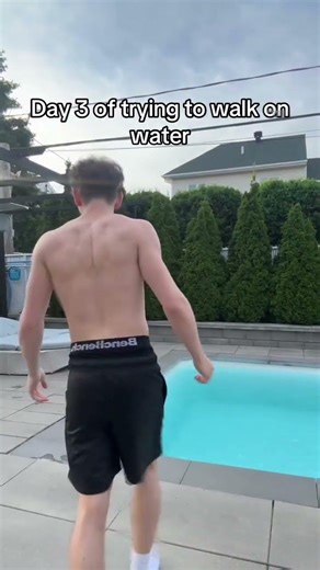 Water Walking Challenge Gone Wrong 🧦