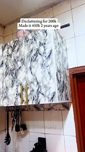 Decluttering my kitchen cabinet for 200k. Made it 450k 2 years ago. Slightly negotiable. Reason for decluttering: Renovating my kitchen so I’m changing the whole cabinet. Send a dm if interested | Sherifat Adeleke-Aroyehun