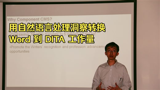 利用自然语言处理洞察转换 Word 到 DITA 的工作量