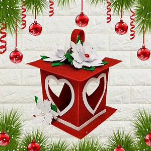 182K views · 10K reactions | DIY Lantern For Christmas Decoration - Christmas Ligh Decoration | My Arts & Crafts | Facebook