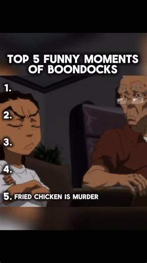 Rash on Instagram: "🖤📺 TV Series: The Boondocks The Boondocks follows Huey and Riley Freeman, two brothers who move from Chicago to the predominantly white suburb of Woodcrest with their grandfather Robert Freeman. The show satirizes race, culture, and politics in America through sharp humor and social commentary. The series blends comedy, drama, and political satire, becoming a landmark adult animated series for its bold storytelling and provocative themes. #TheBoondocks #HueyAndRiley #AdultA