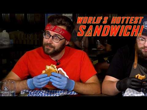 Extreme Spice Sandwich Challenge vs Spicy GOAT! #spicy #foodchallenge #trend