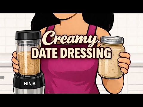 Creamy Date Dressing #dates #creamy #dressing #nooil #plantbasedfood