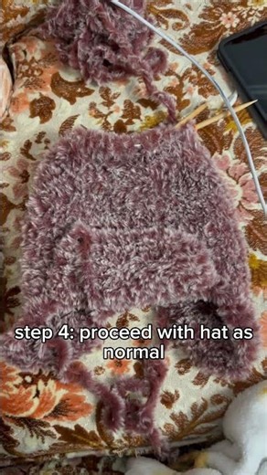 You can’t even tell this hat is knit lol, and it’s actually so comfy and warm.