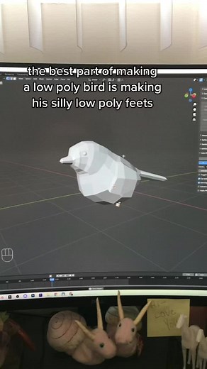 The Best Low Poly Bird Making Process