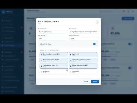 Admin Panel – Powerful Lab Management Dashboard