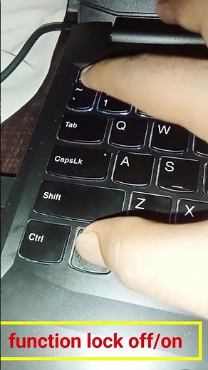 How to Lock or Unlock the Fn (Function) Key on any lenovo laptop || Turn ON/OFF FN key ON/OFF "FN"