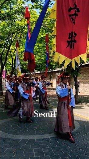 덕수궁 수문장 교대의식 Deoksugung Palace Royal Guard Changing Ceremony 🇰🇷 Must-See Seoul Tradition #shorts