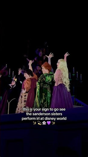 the sanderson sisters performing live is everything 💜
