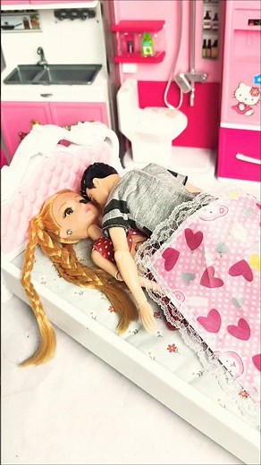 Satisfying with unboxing barbie doll and pink washing machine WiphaASMR #doll #barbiedoll #barbie