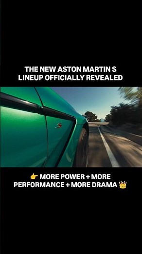 New Aston Martin S Lineup Revealed #astonmartin #automobile #sportscar #hypercar #supercar #shorts