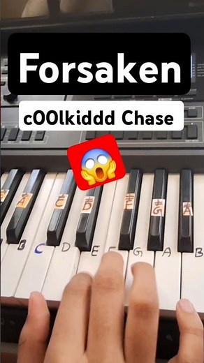Forsaken c00lkidd Chase Theme Piano Tutorial #shorts #piano #memes