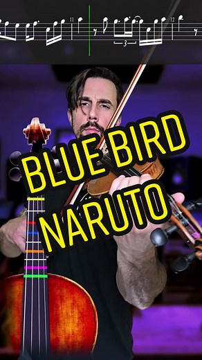 Learn Blue Bird from Naruto Shipuden Violin Tutorial