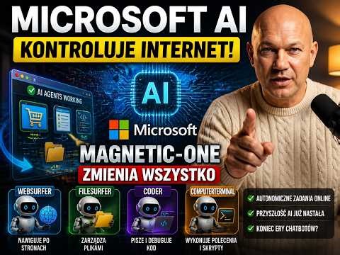 Microsoft AI przejmuje internet! Magnetic-One to rewolucja #MicrosoftAI #AI #MagneticOne