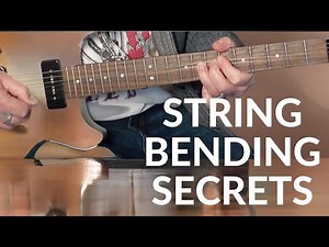 STRING BENDING SECRETS-FROM BLUES TO ROCK! #guitarsolos #bluesrock #guitarlessons #bending