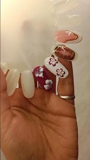 Hibiscus Nail Design 💖 | Simple & Stunning Floral Art