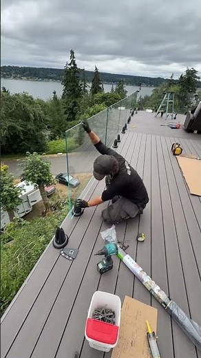 Installing Glass Railing & Glass Gate