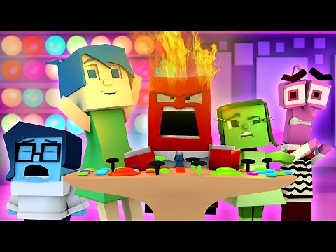 Minecraft | INSIDE OUT BING BONG GOES CRAZY! Inside Out Mod Showcase! (Anger, Sadness, Joy)