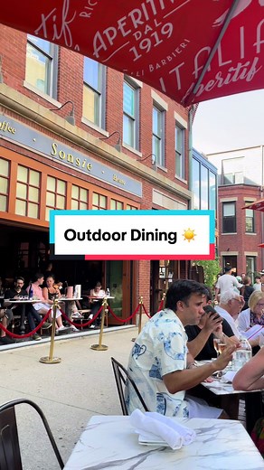 Send to someone to join you for a patio date ☀️ 🍹 #newburystreet #sonsie #patioseason #boston #summer